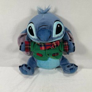 Disney Store Authentic Lilo & Stitch Plush Stuffed Animal Christmas Holiday 12”